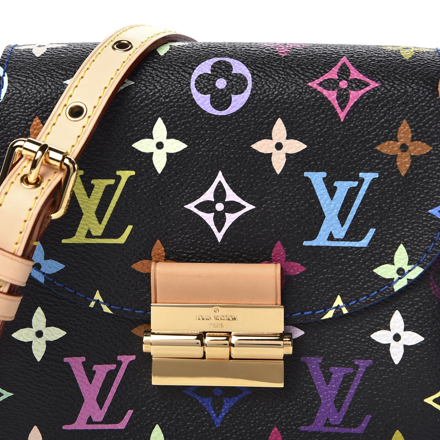 Louis Vuitton Monogram Multicolor Heartbreaker Black 8 of 8