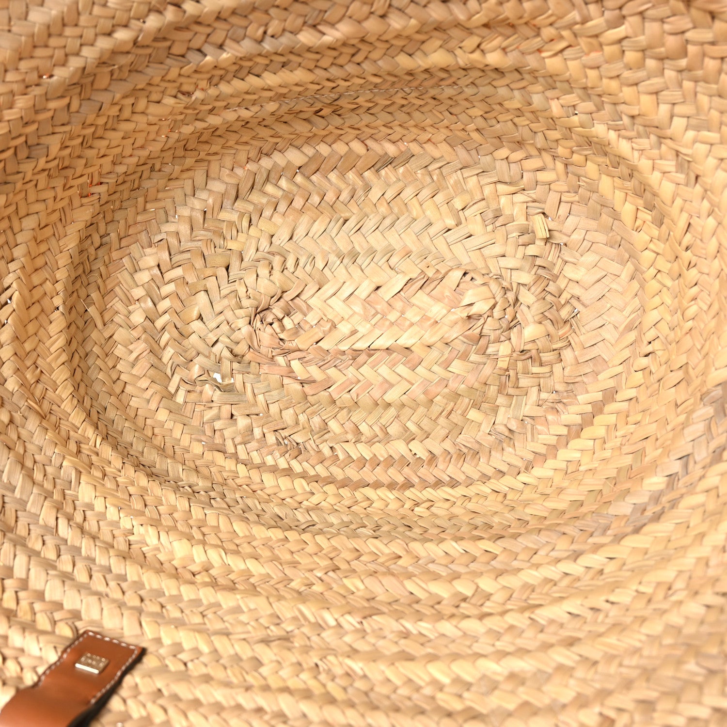 Loewe Raffia Basket Tote Bag Natural Tan 9 of 16