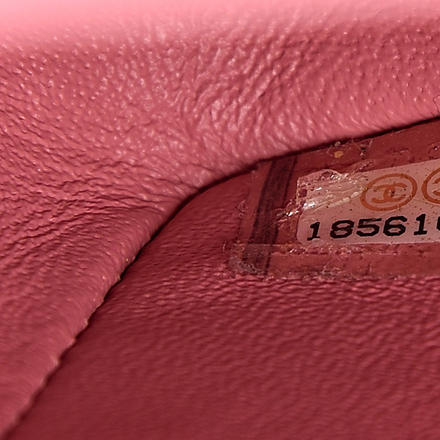 Lambskin Quilted Mini Rectangular Flap Pink