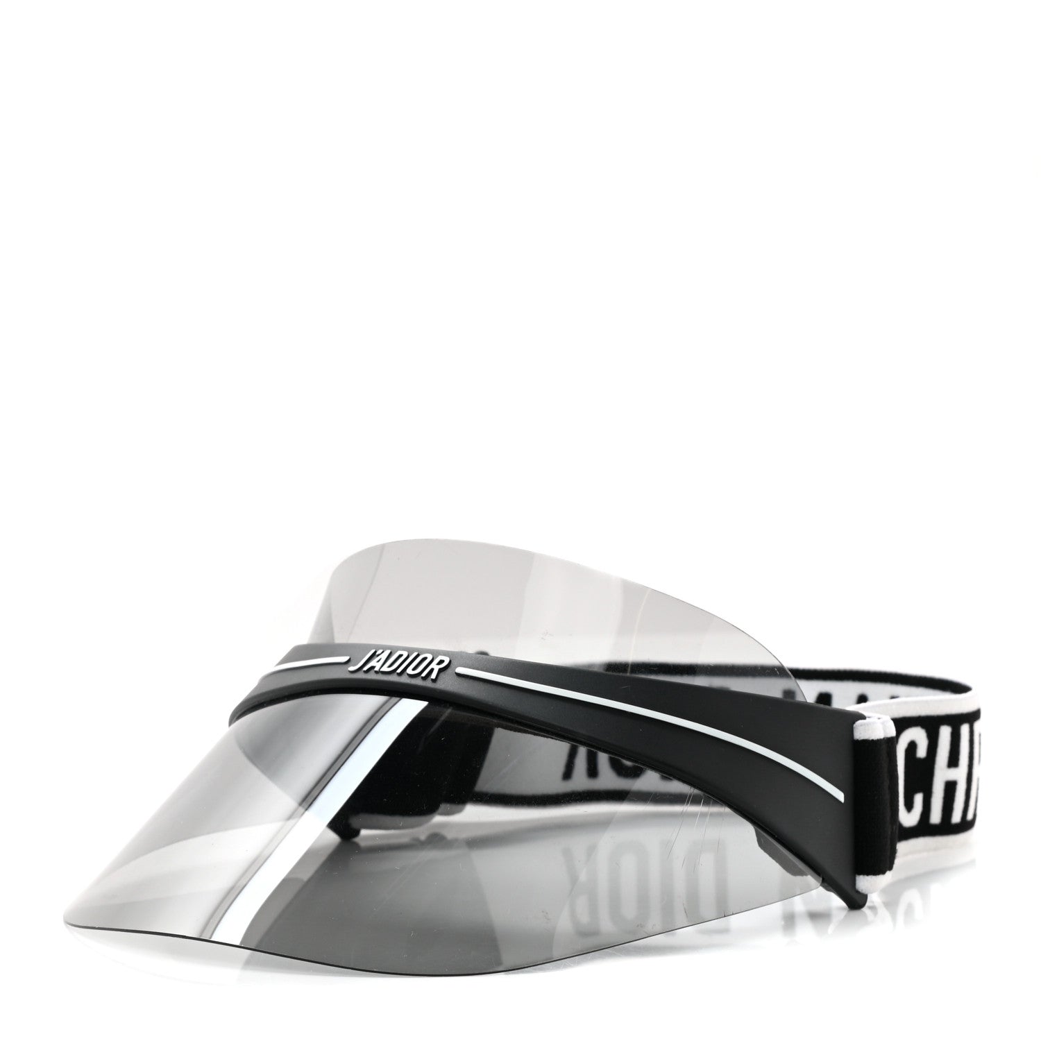 Christian Dior Mirrored DiorClub1 Sun Visor Black 1 of 10
