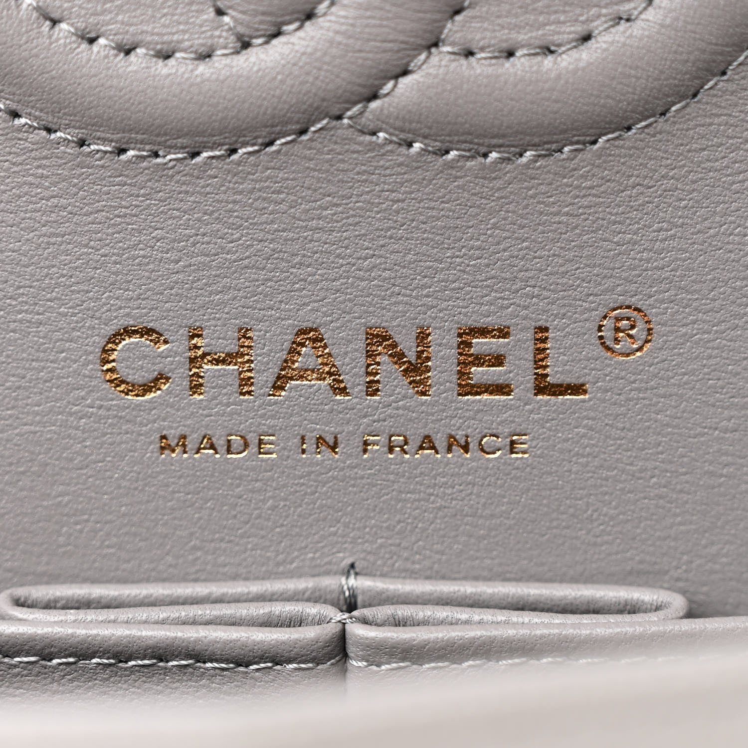 Chanel Caviar Quilted Small Double Flap Grey 6 of 11