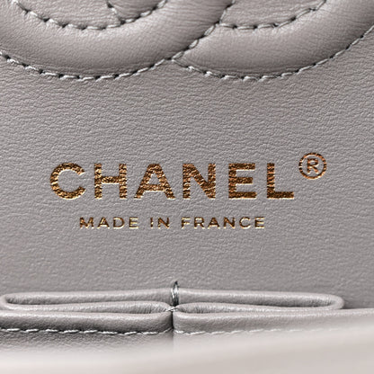 Chanel Caviar Quilted Small Double Flap Grey 6 of 11