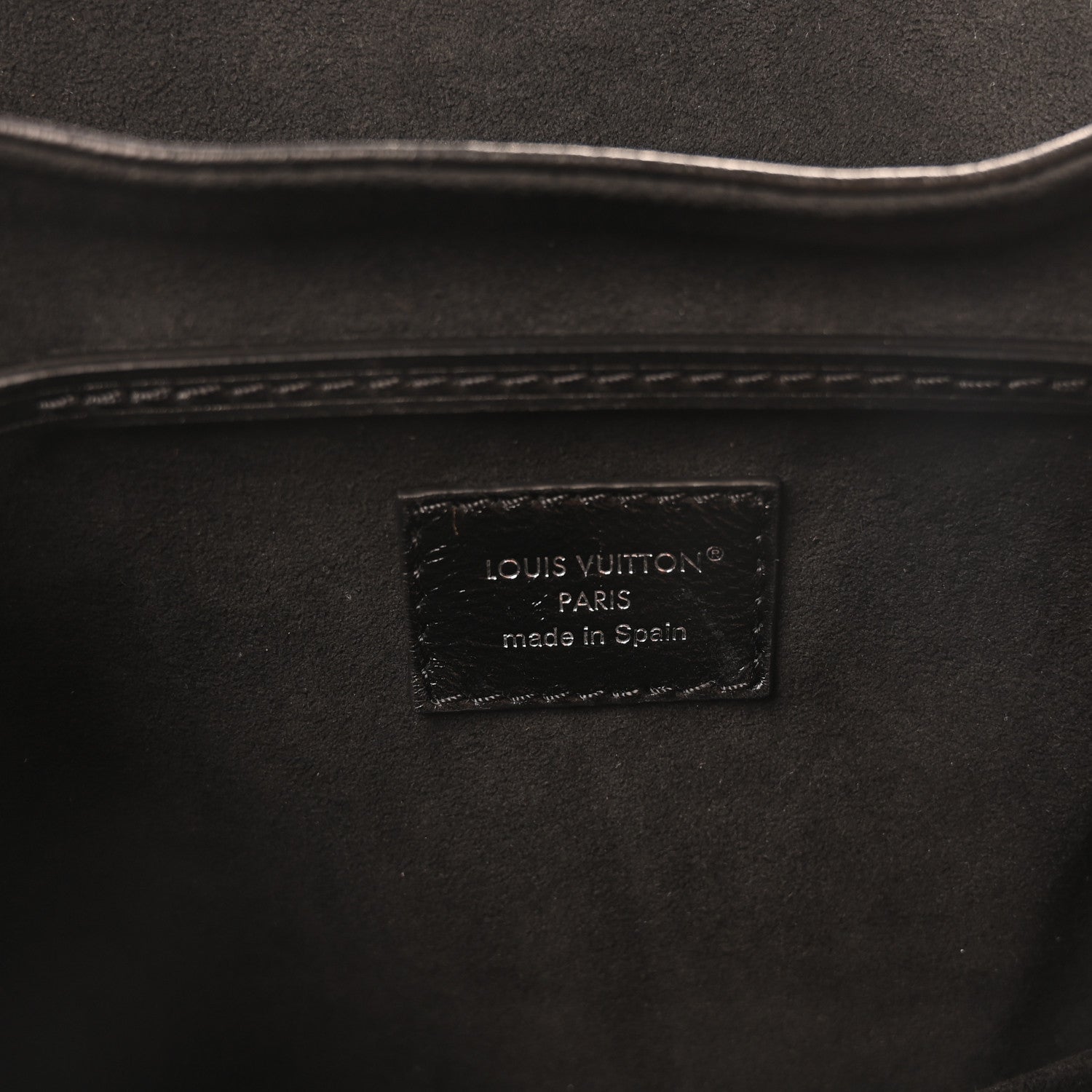 Louis Vuitton Lambskin Monogram Montsouris Vibe PM Black 6 of 9