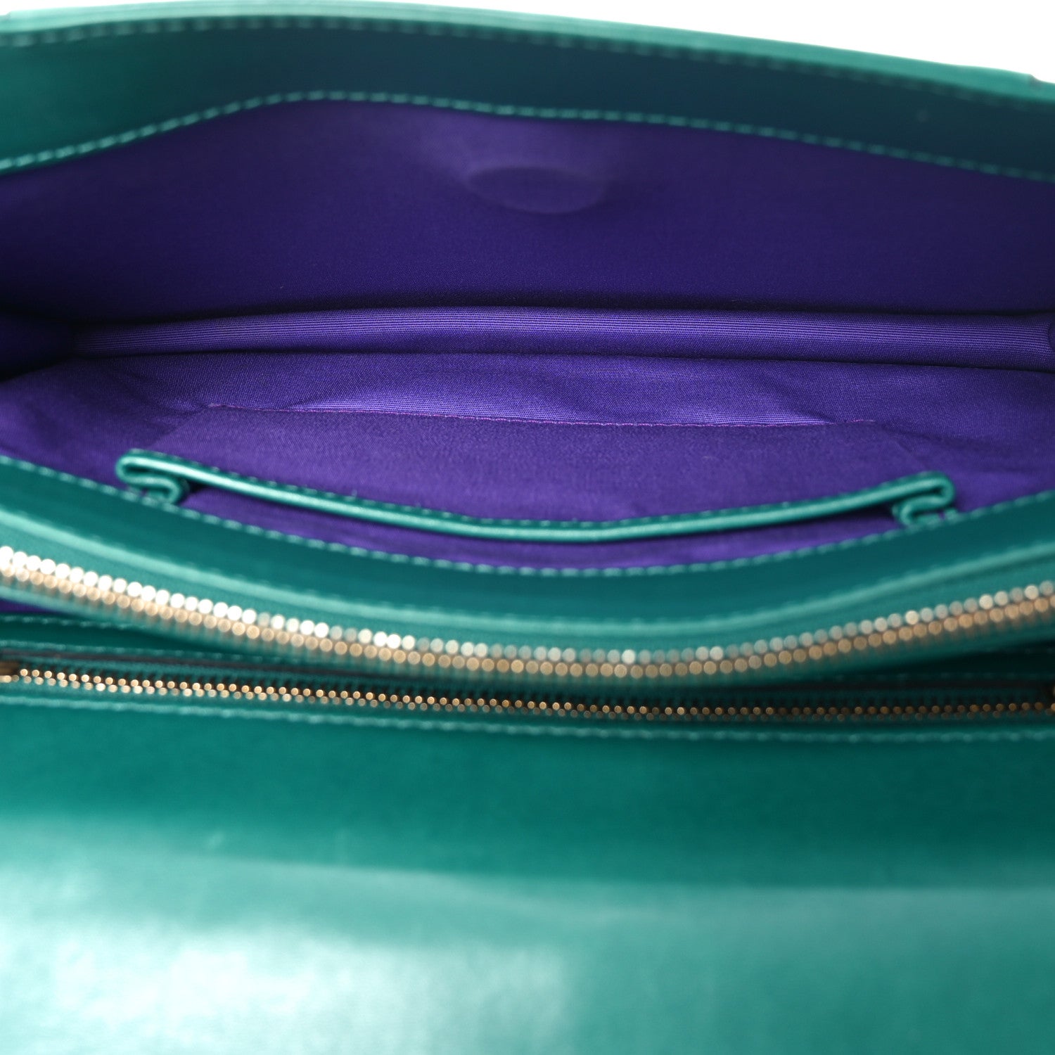 Bulgari Calfskin Serpenti Forever Shoulder Bag Emerald Green 5 of 9