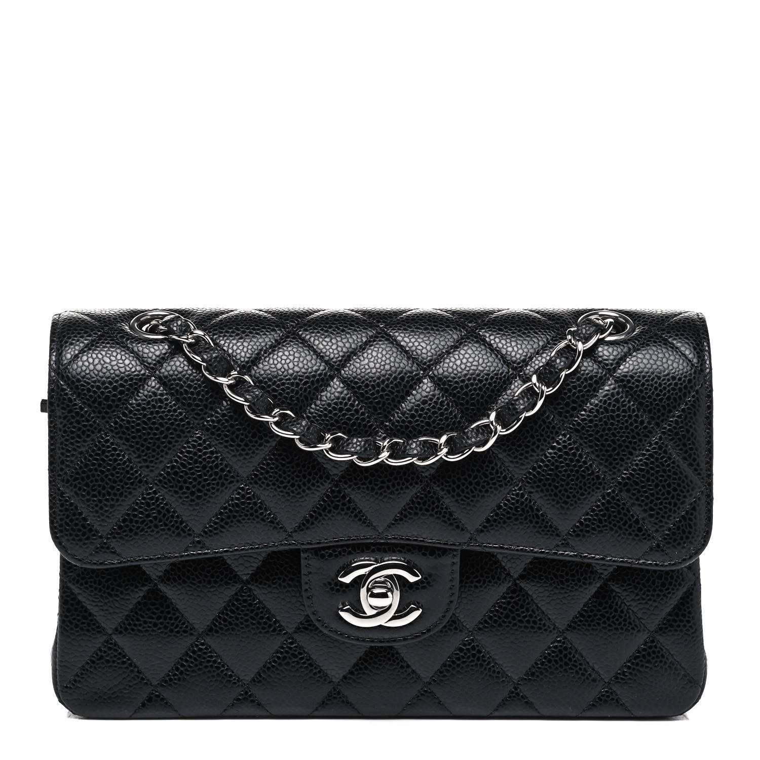 Chanel Caviar Quilted Small Double Flap Black 1 of 10