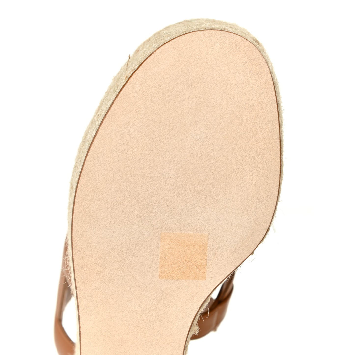 Nappa Ithea Espadrille Wedge Sandals 37 Naturel