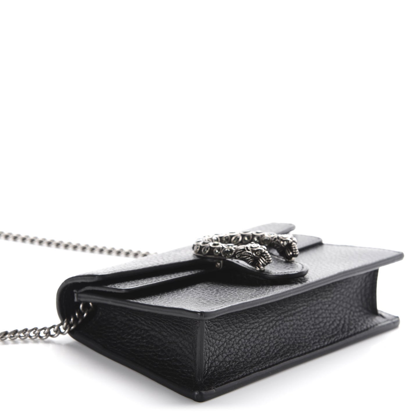 Calfskin Super Mini Dionysus Shoulder Bag Black