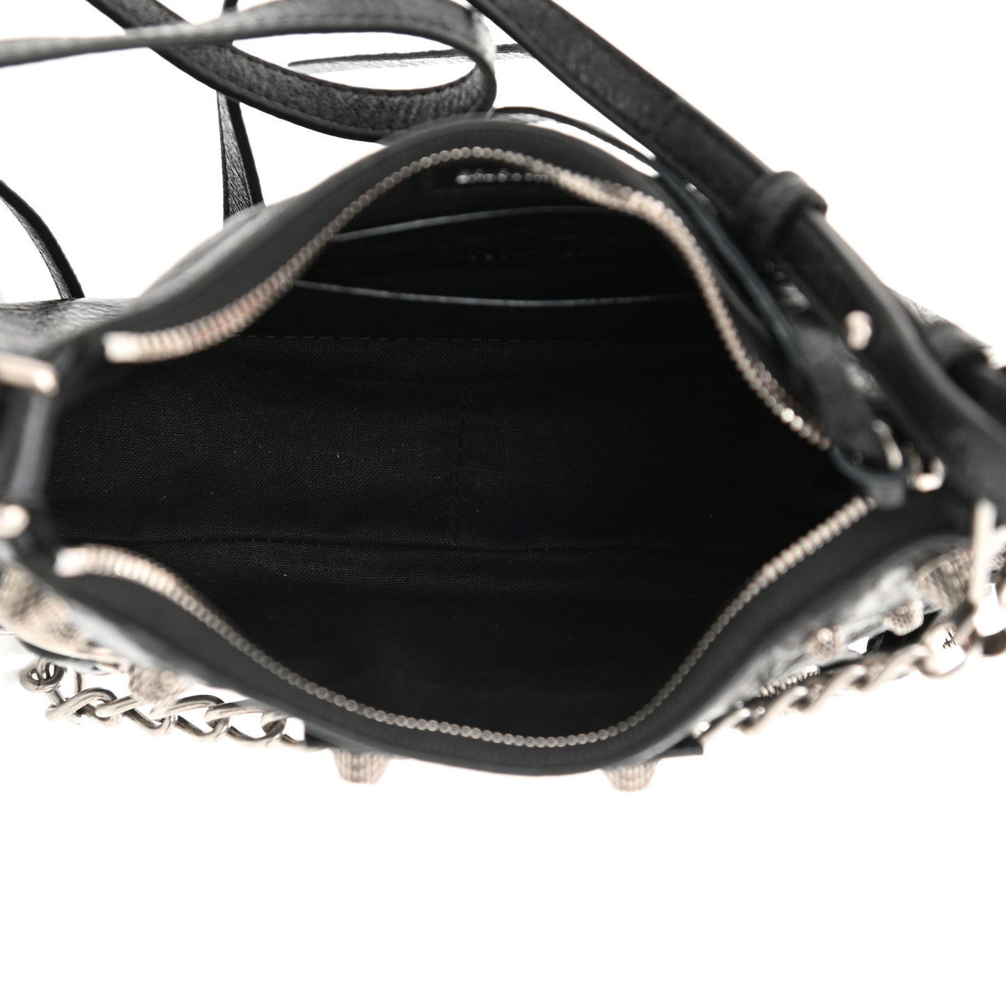 Agneau Arena Le Cagole Mini Purse With Chain Black