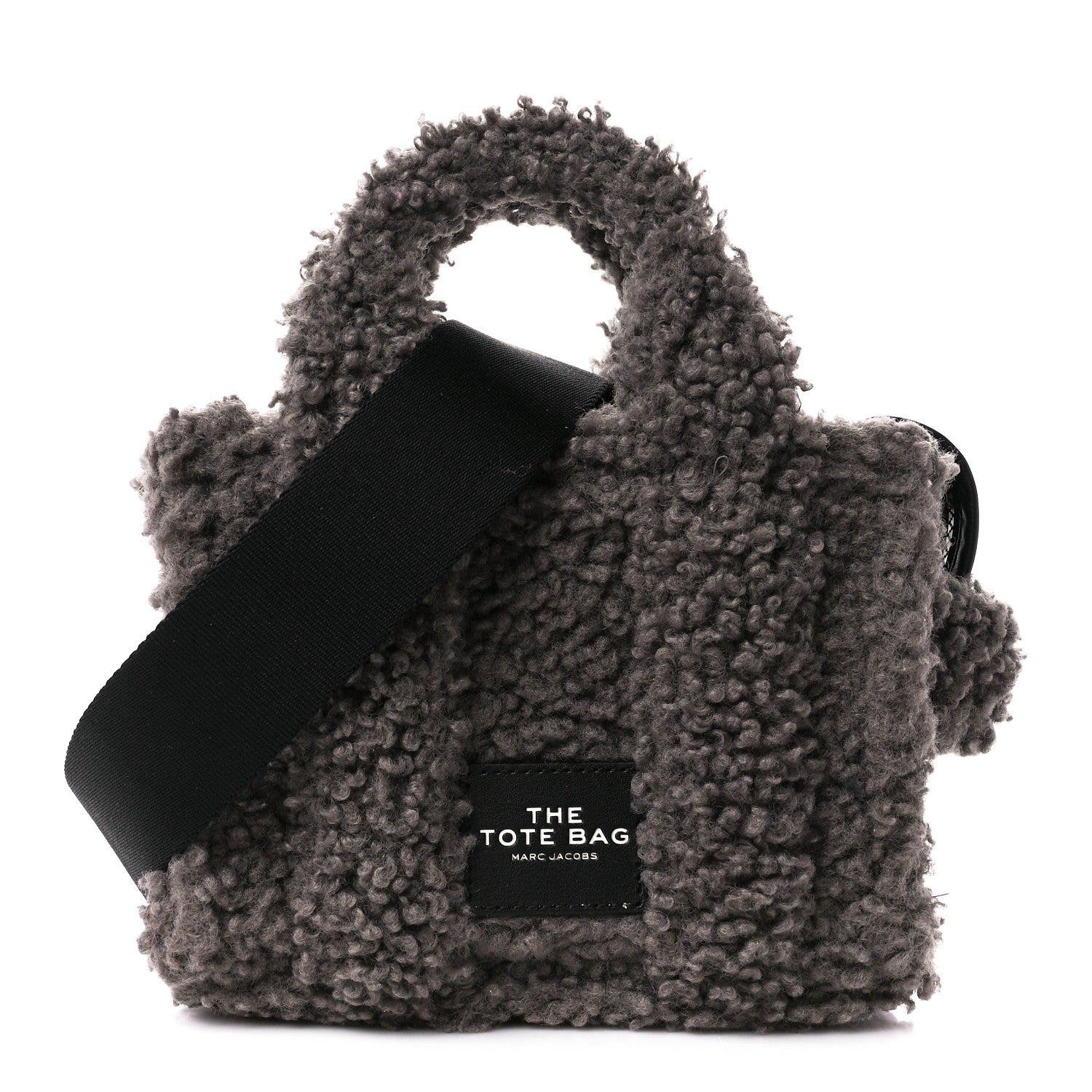 Marc Jacobs Polyester Cotton Mini The Teddy Traveler Tote Bag Grey 1 of 10