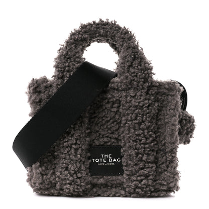 Marc Jacobs Polyester Cotton Mini The Teddy Traveler Tote Bag Grey 1 of 10