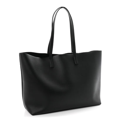 Saint Laurent Calfskin Large Shopping Tote Black 3 of 10