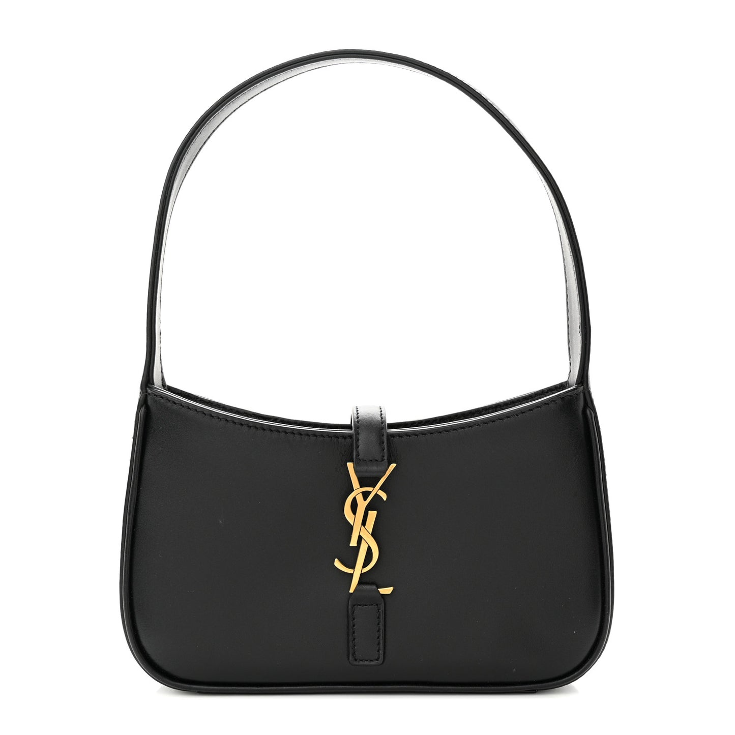 Smooth Calfskin Le 5 A 7 Mini Hobo Black