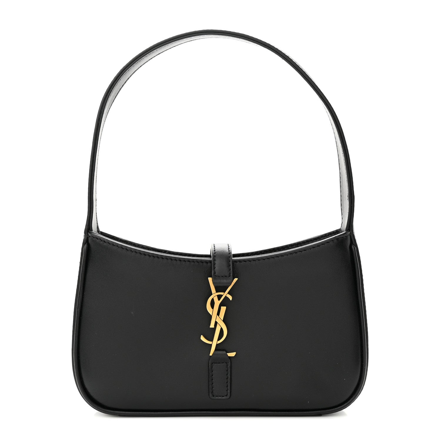 Saint Laurent Smooth Calfskin Le 5 A 7 Mini Hobo Black 1 of 11