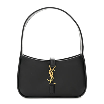Saint Laurent Smooth Calfskin Le 5 A 7 Mini Hobo Black 1 of 11