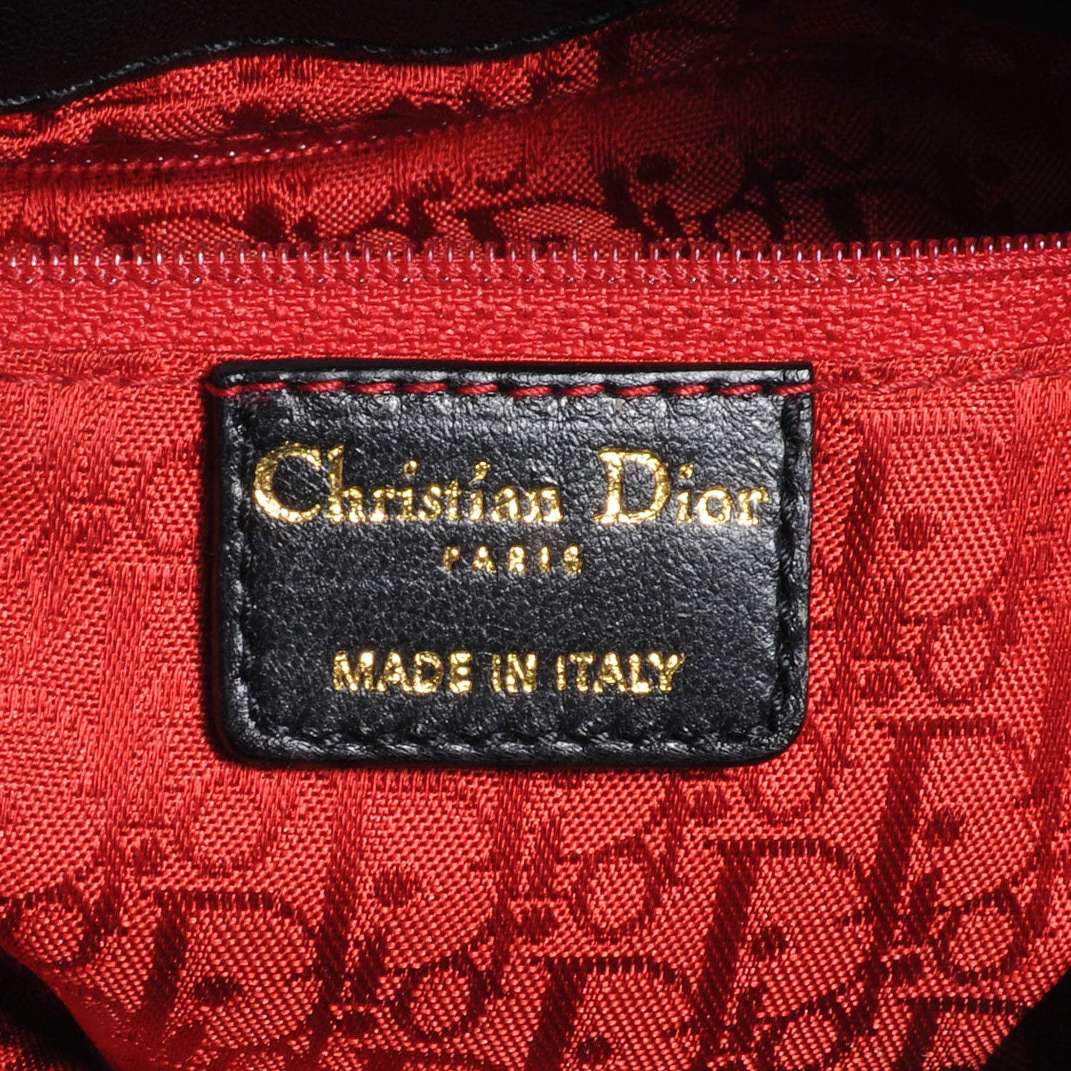 Christian Dior Lambskin Cannage Small Hobo Black 6 of 7