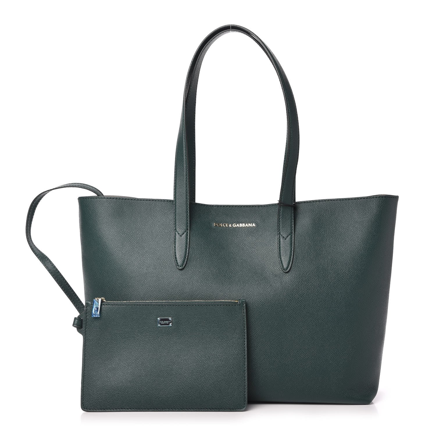 Dolce & Gabbana Dauphine Stampa Morrbida Shopping Tote Lake 1 of 10