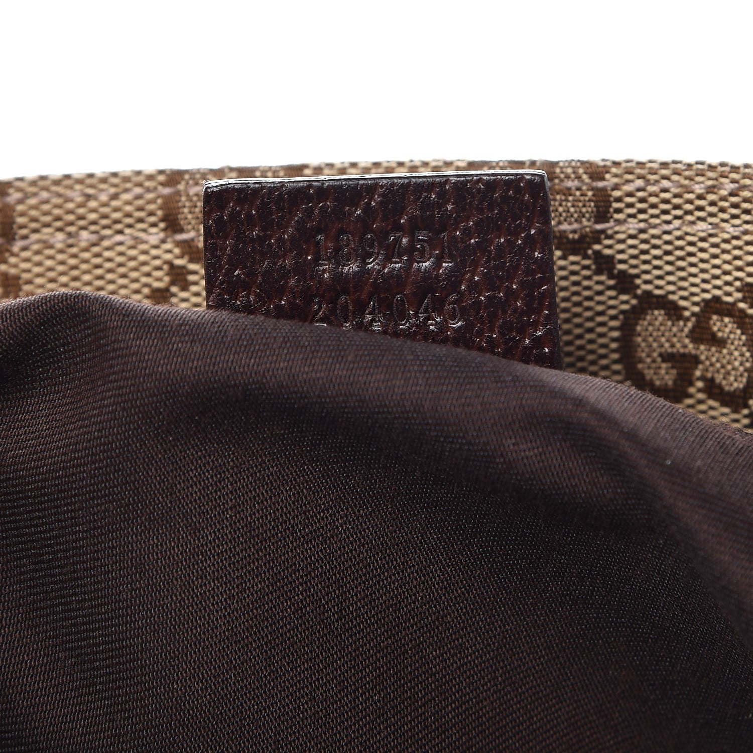 Gucci Monogram Web Medium Flat Messenger Bag Brown 7 of 7