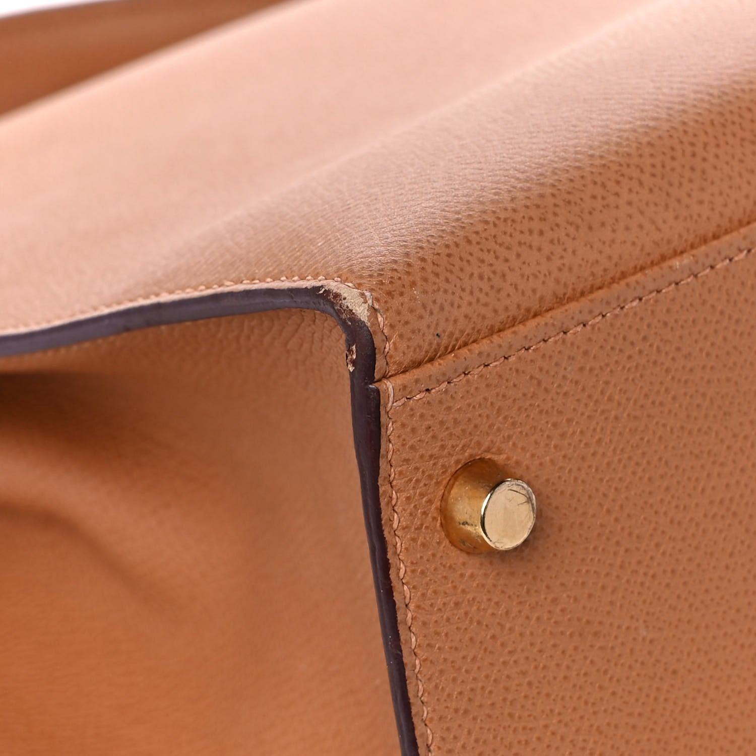 Hermes Epsom Kelly Sellier 32 Camel Tabac 10 of 23