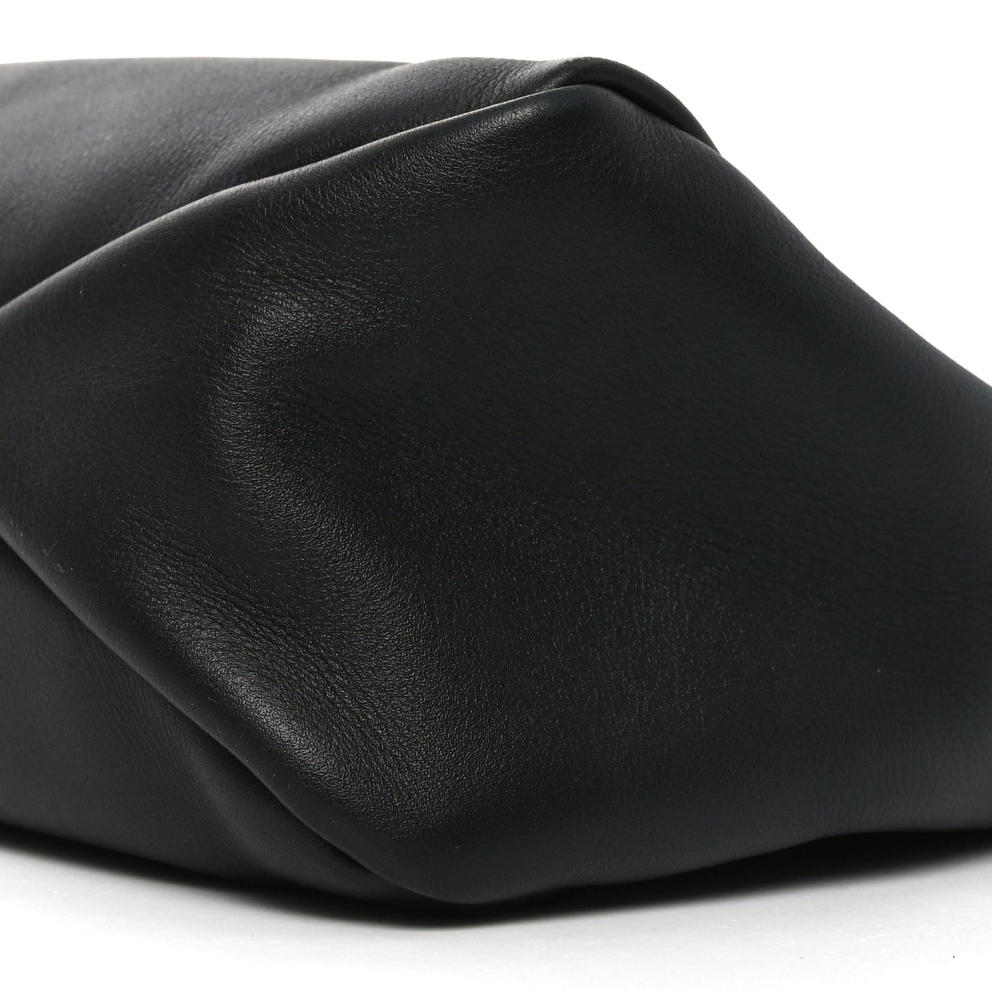 Soft Calfskin Large Aimée Shoulder Bag Black