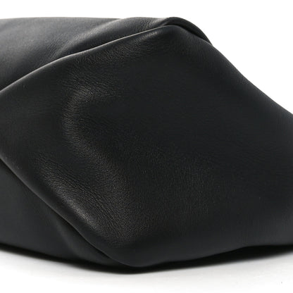 Prada Soft Calfskin Large Aimée Shoulder Bag Black 9 of 9