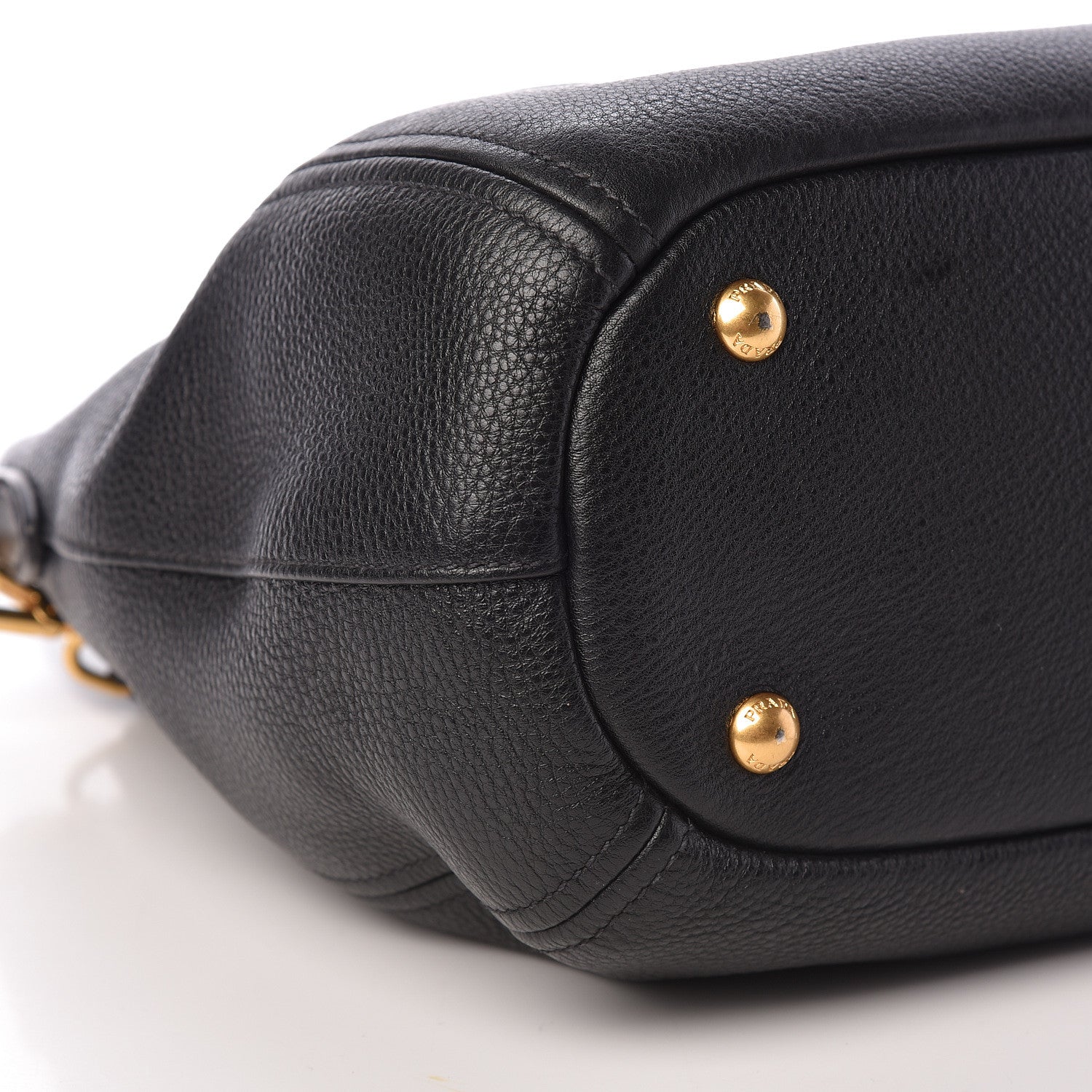 Prada Vitello Phenix Shopping Tote Black 10 of 13