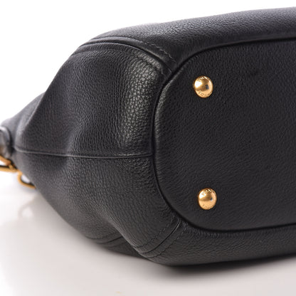 Prada Vitello Phenix Shopping Tote Black 10 of 13