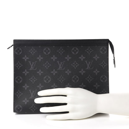 Louis Vuitton Monogram Eclipse Pochette Voyage MM 2 of 8