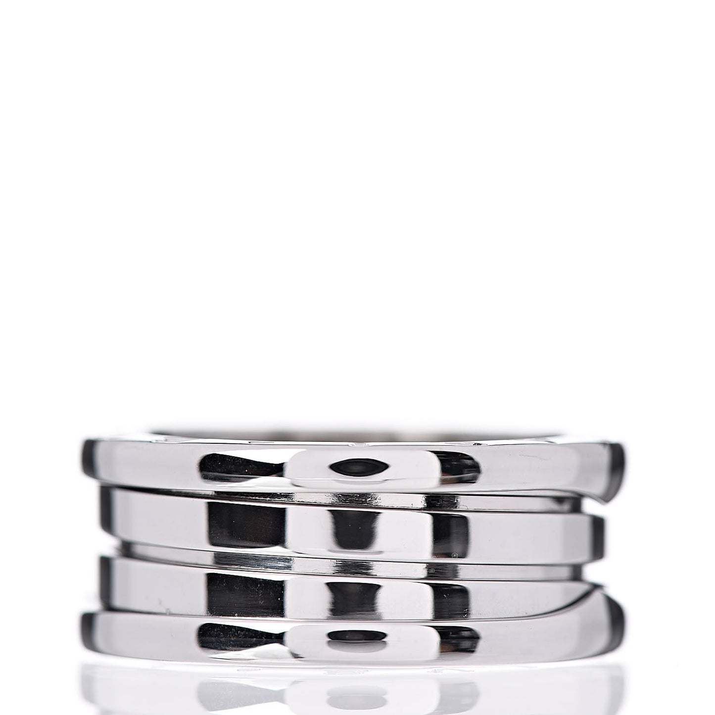 18K White Gold B.Zero1 Three-Band Ring 56 7.5