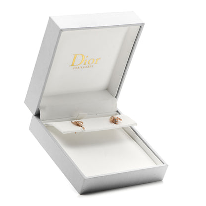 Christian Dior 18K Rose Gold Diamond Pré Catelan Earrings 5 of 5