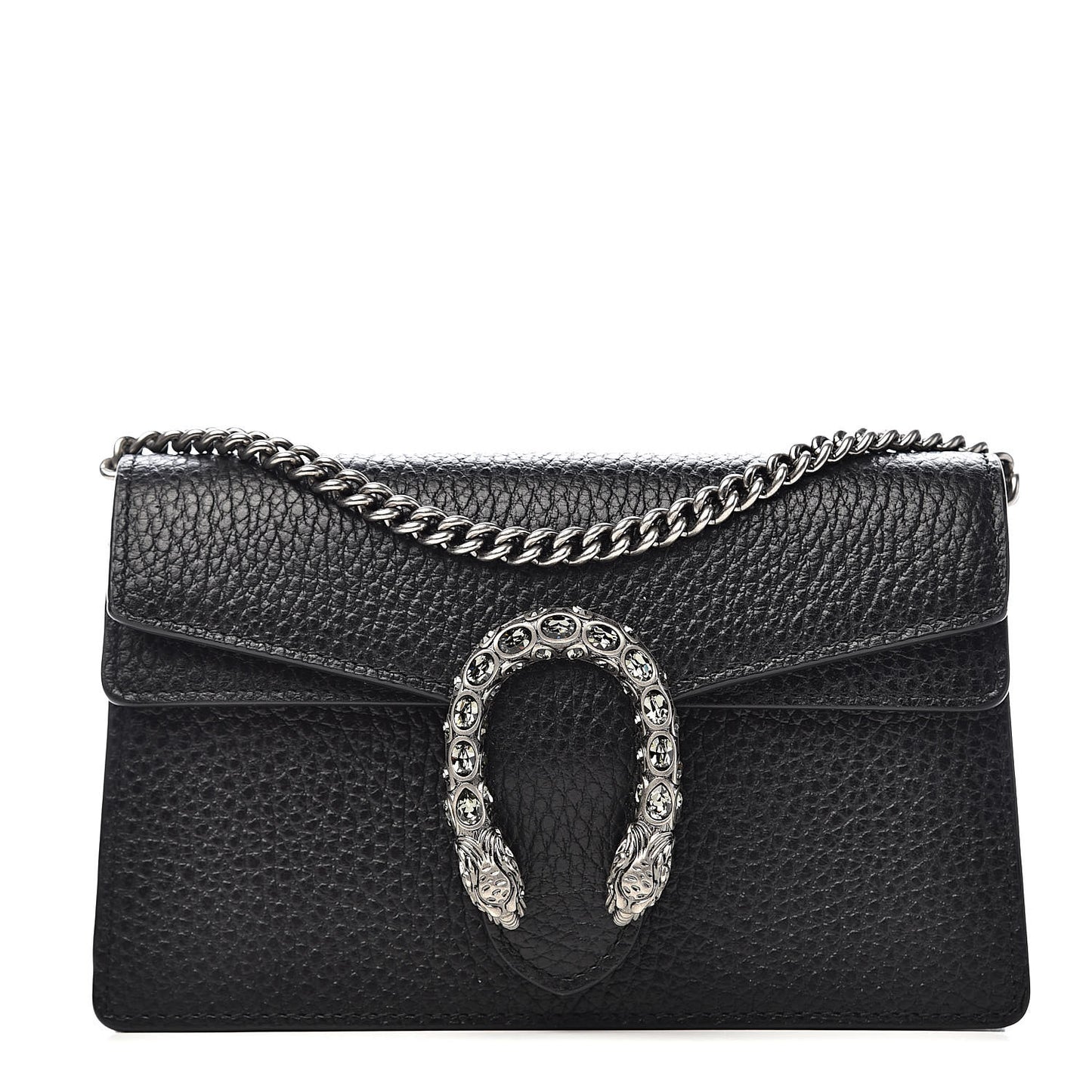 Calfskin Super Mini Dionysus Shoulder Bag Black