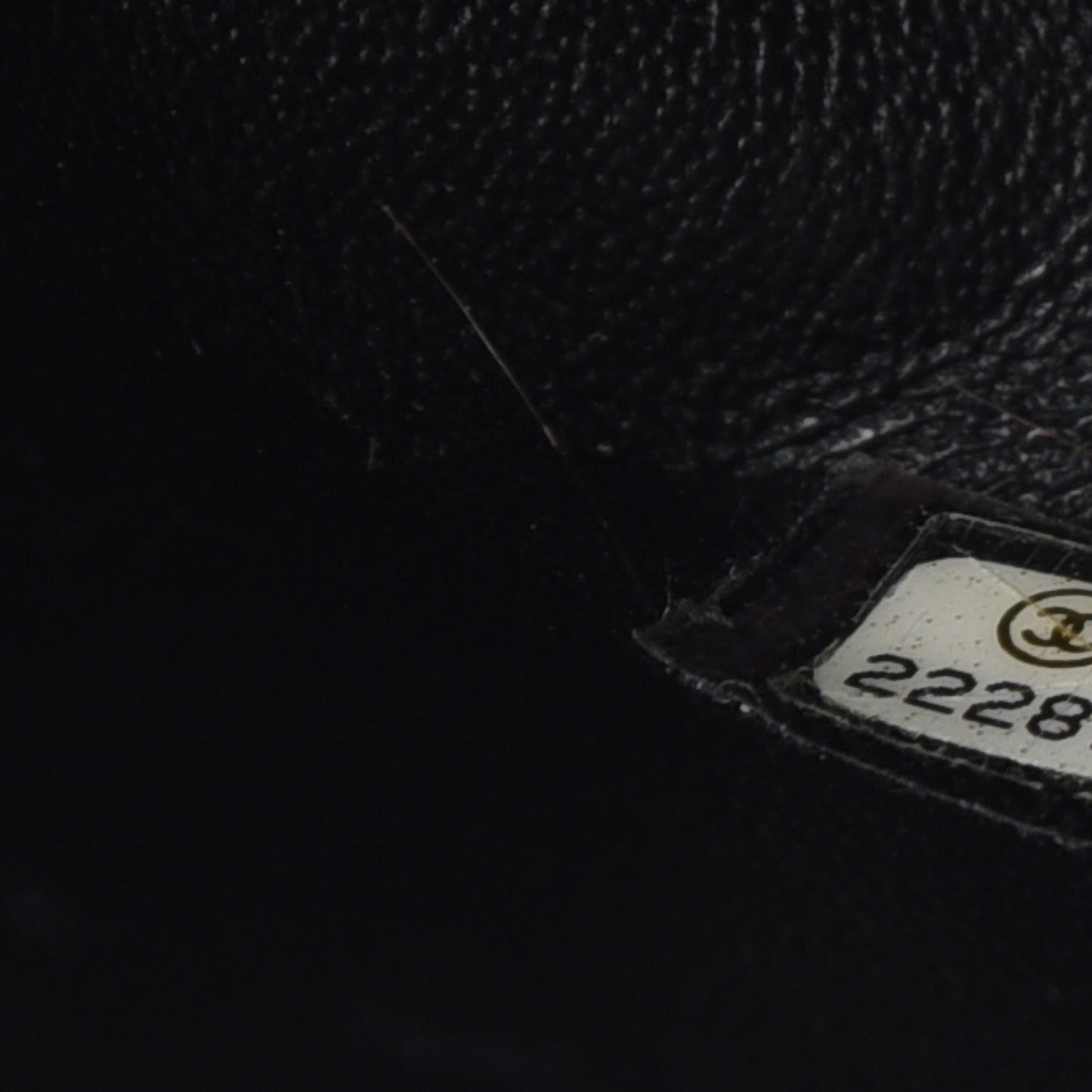 Lambskin Chevron Quilted Jumbo Double Flap Black