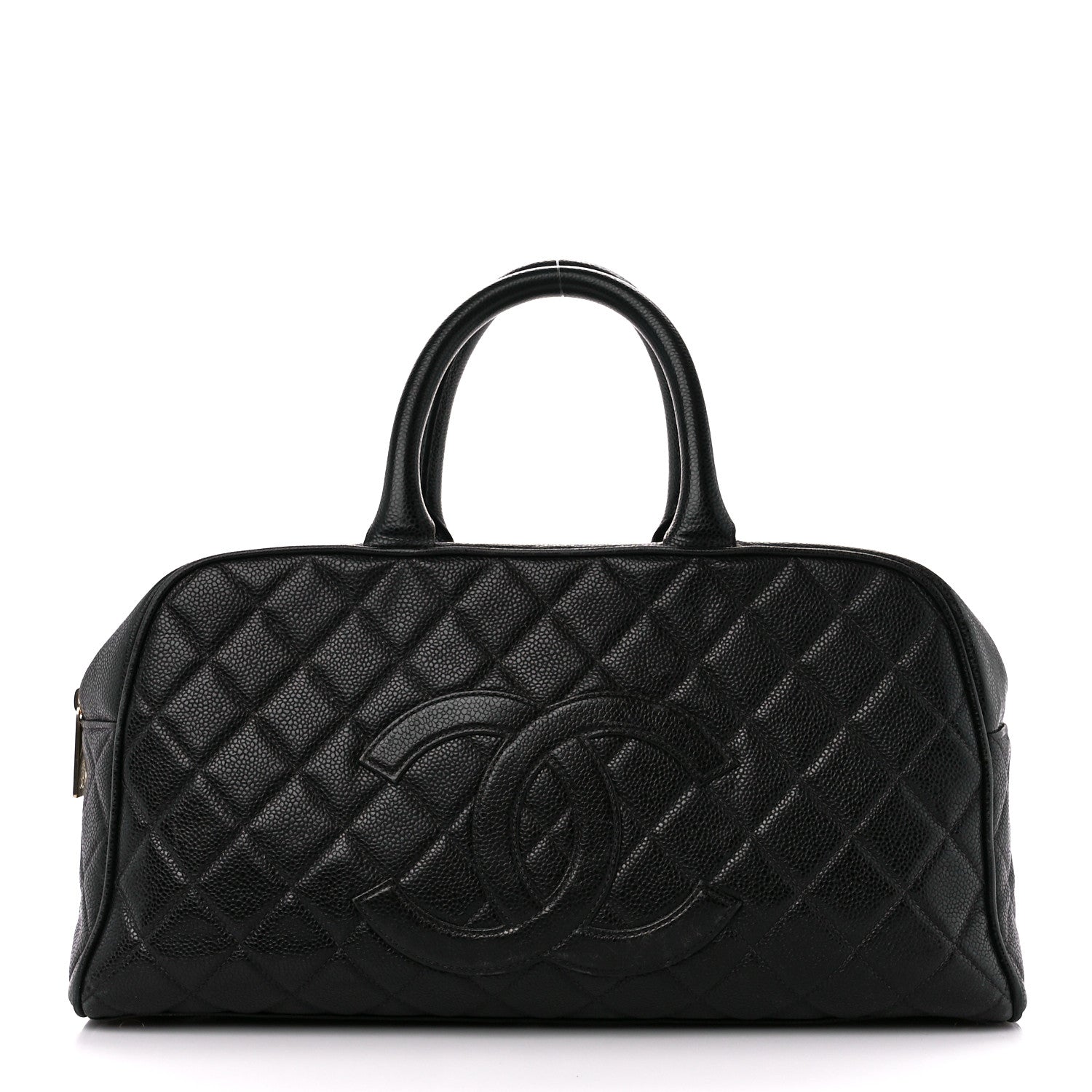 Chanel Caviar Quilted Large Bowler Black 1 of 14