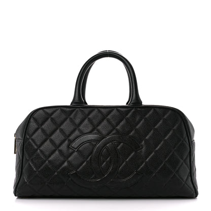 Chanel Caviar Quilted Large Bowler Black 1 of 14