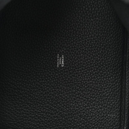 Hermes Taurillon Clemence Picotin Lock 22 MM Black Black 5 of 10