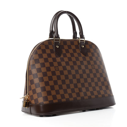 Louis Vuitton Damier Ebene Alma MM 3 of 10