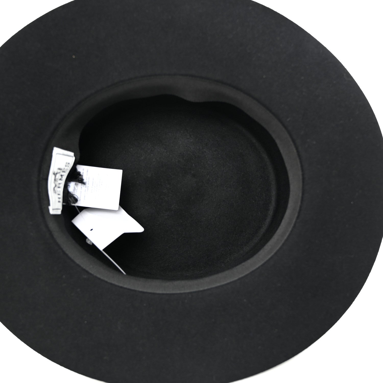 Hermes Rabbit Felt Hampton Hat 59 Black 7 of 9