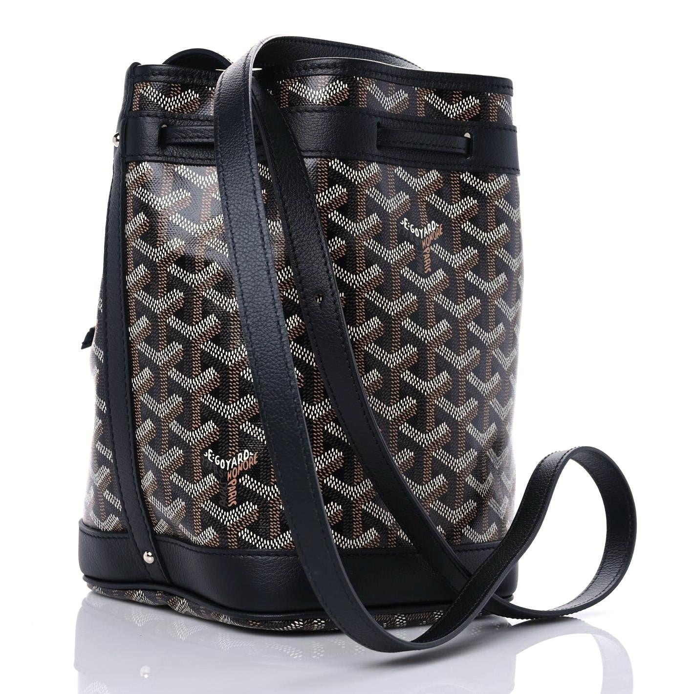 Goyard Goyardine Petit Flot Bucket Bag PM Black 3 of 8