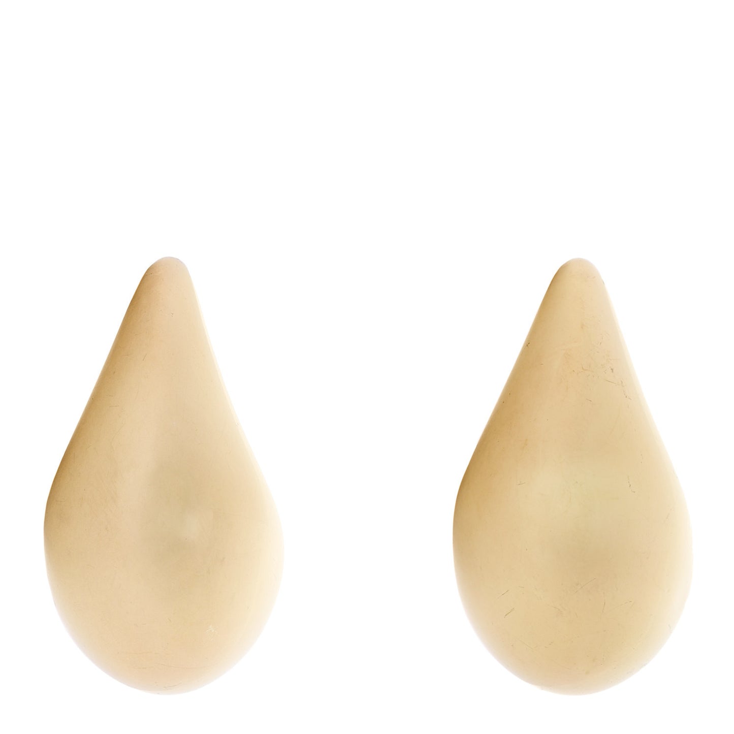 18K Yellow Gold Sterling Silver Small Drop Earrings
