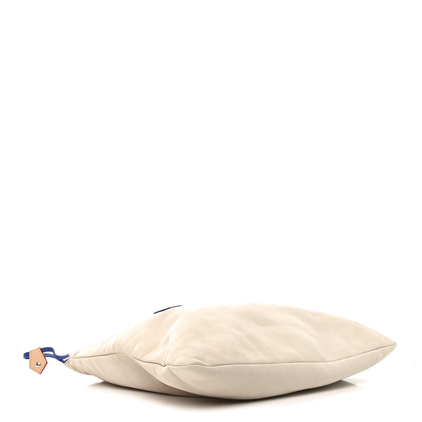 Nubuck Dust Bag Tote Ecru White