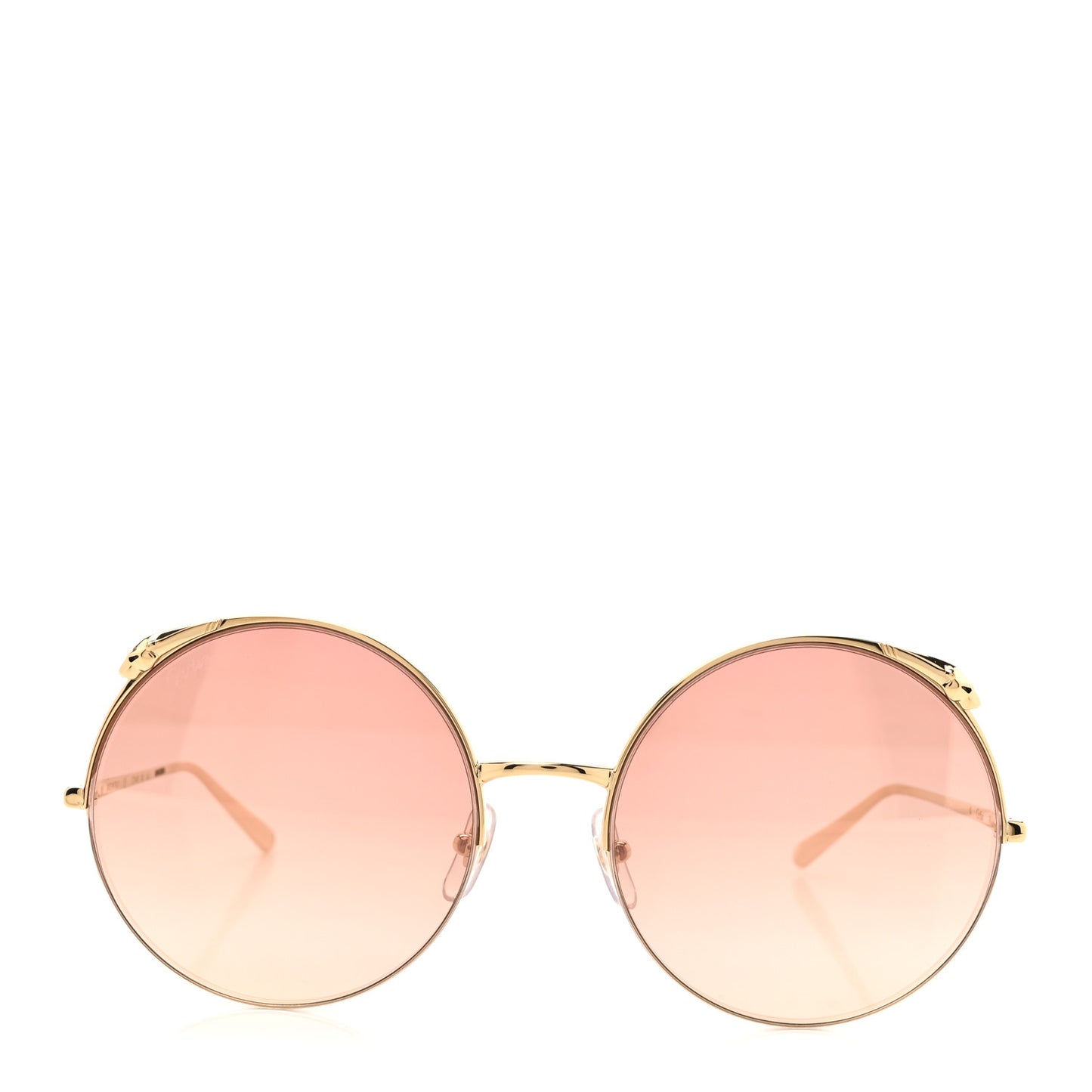 Panthere De Cartier Round Sunglasses CT0149S Gold Pink
