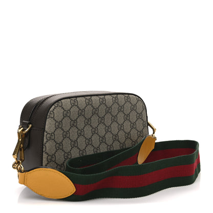 Gucci GG Supreme Monogram Web Neo Vintage Shoulder Bag Beige New Acero Crop 3 of 10