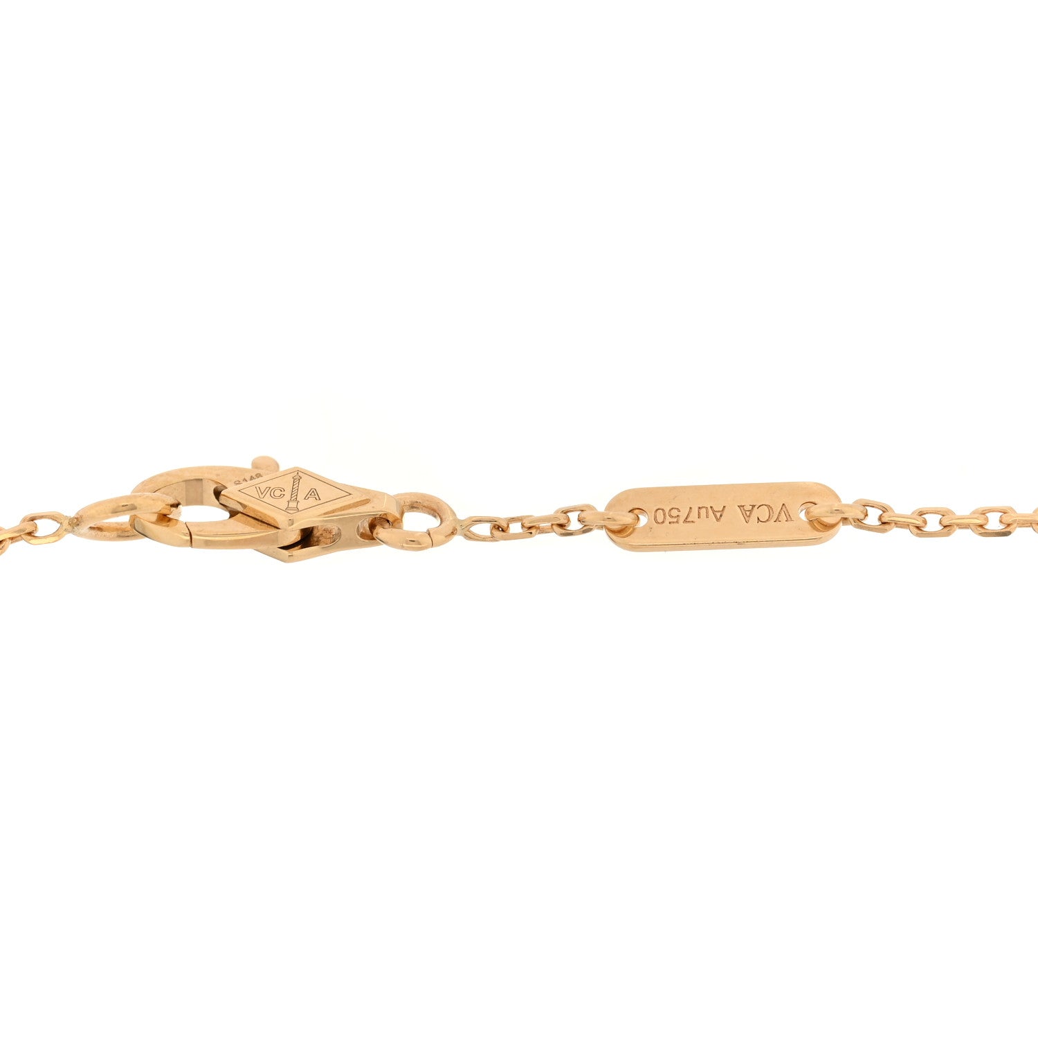 Van Cleef & Arpels 18K Yellow Gold Mother of Pearl Sweet Alhambra Butterfly Bracelet 3 of 4