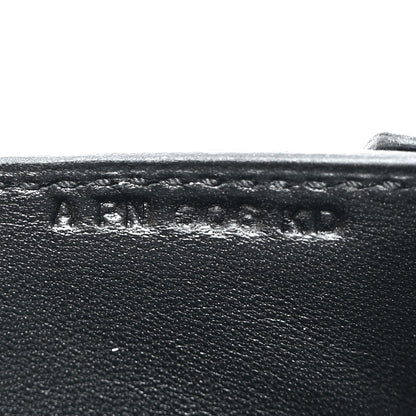 Hermes Chevre Mysore Verrou Clutch Black 7 of 7