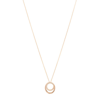 Cartier 18K Pink Gold Diamond Etincelle De Cartier Pendant Necklace 1 of 6