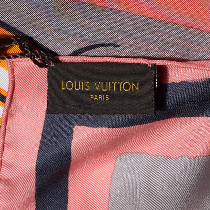 Louis Vuitton Silk Groom Square Scarf Rose Poudre 5 of 5