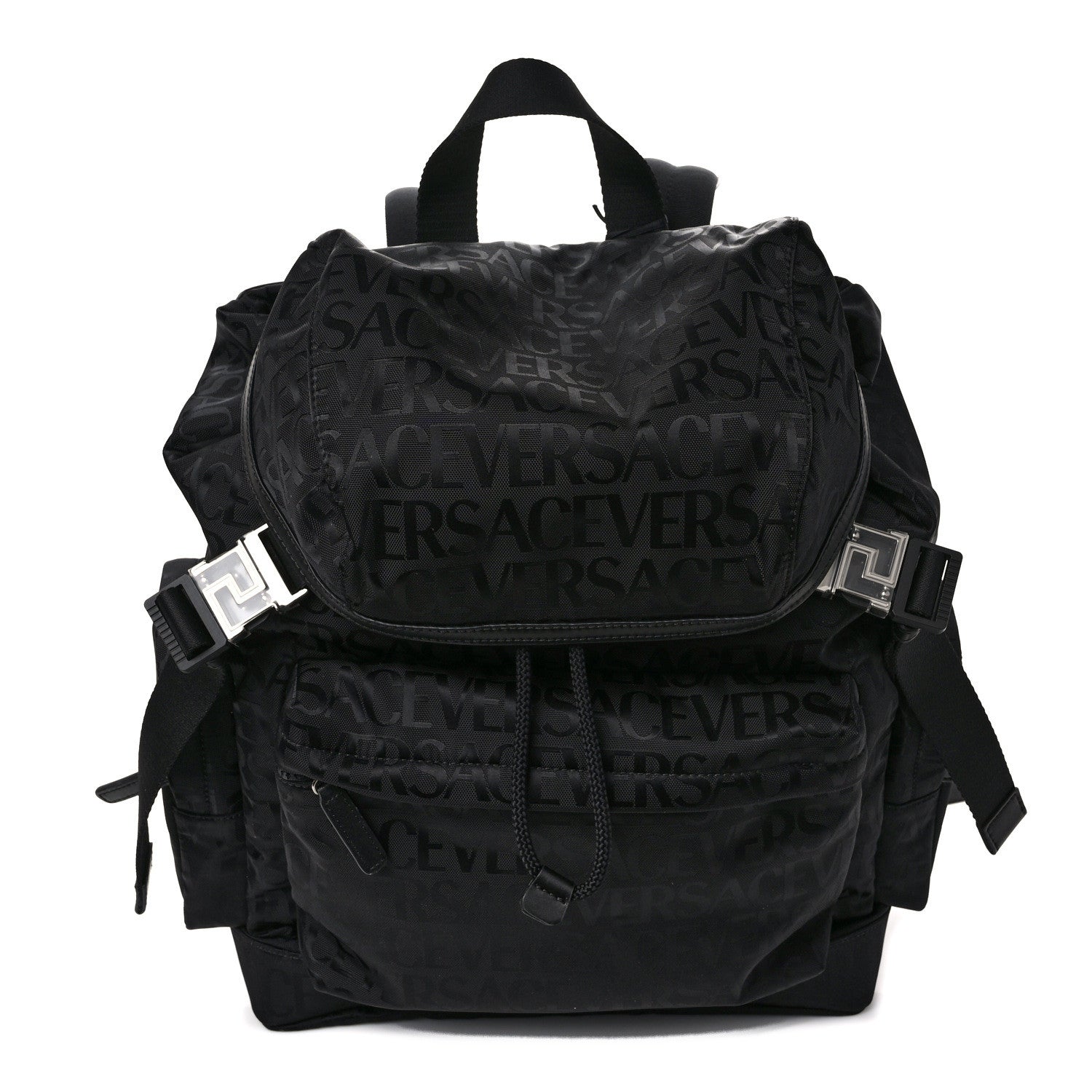 Versace Nylon Logo Neo Backpack Black 1 of 9