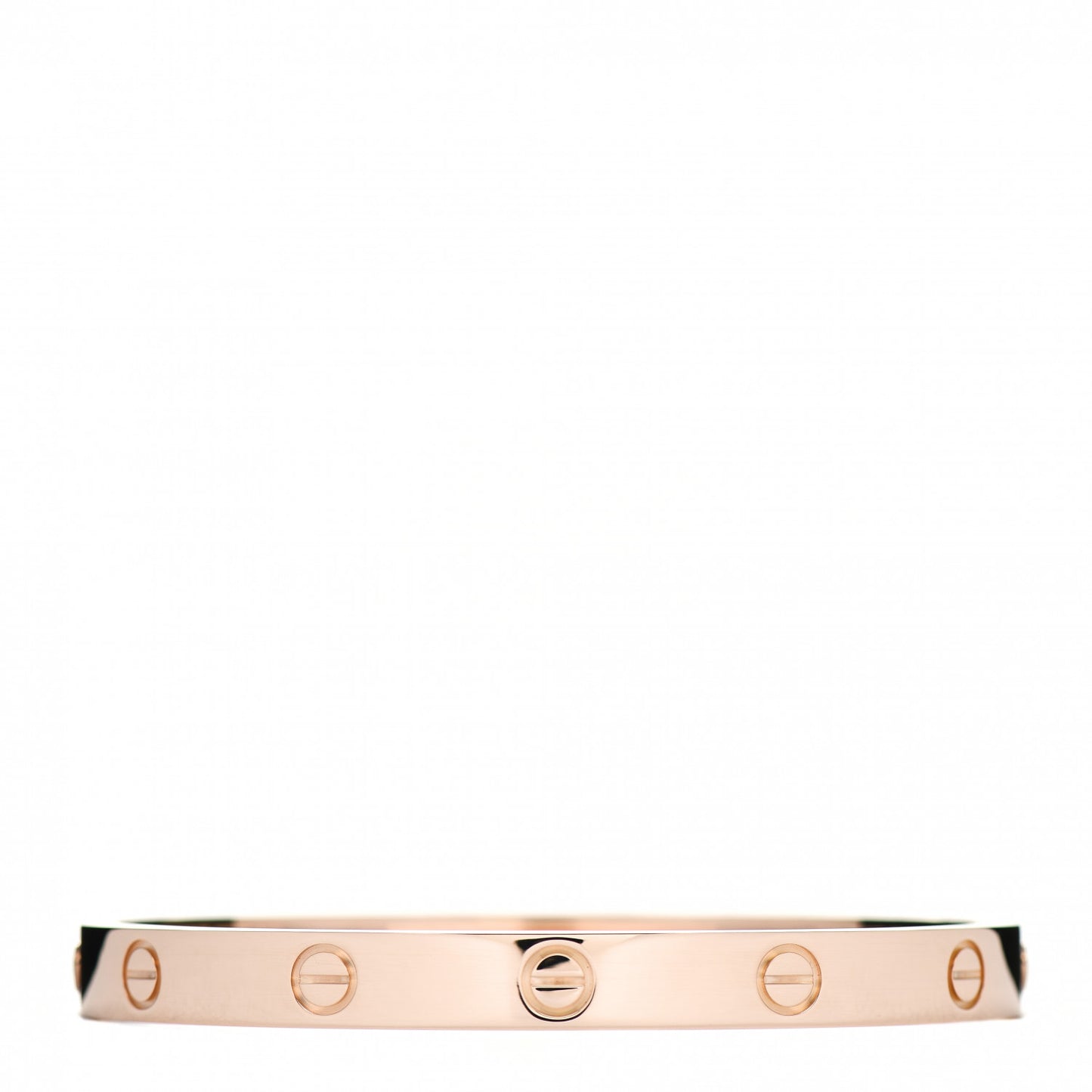 18K Pink Gold LOVE Bracelet 17