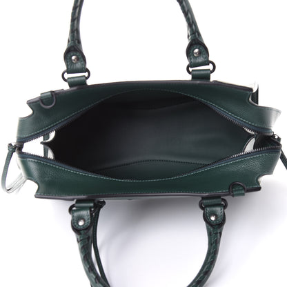 Balenciaga Grained Calfskin Neo Classic Matte Black Hardware S City Forest Green 5 of 10