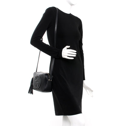 Gucci Pebbled Calfskin Small Soho Disco Bag Black 2 of 7