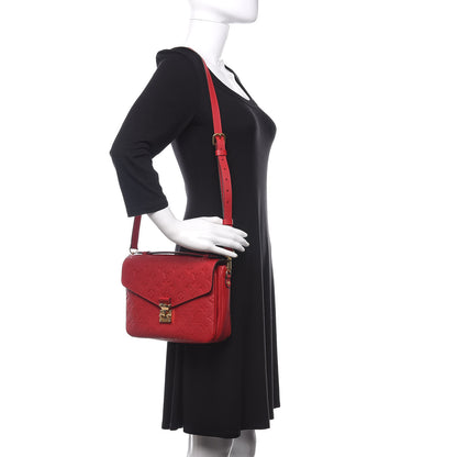 Louis Vuitton Empreinte Pochette Metis Scarlet 2 of 11
